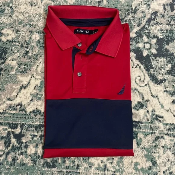 Nautica polo neck, red and classy - Picture 4 of 10